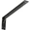 Ekena Millwork Embrey Steel Bracket, Antiqued Pewter 2"W x 20"D x 6 1/2"H BKTM02X20X06EBAPW - alternate 1